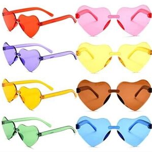 Heart-Shaped Sunglasses Multicolor